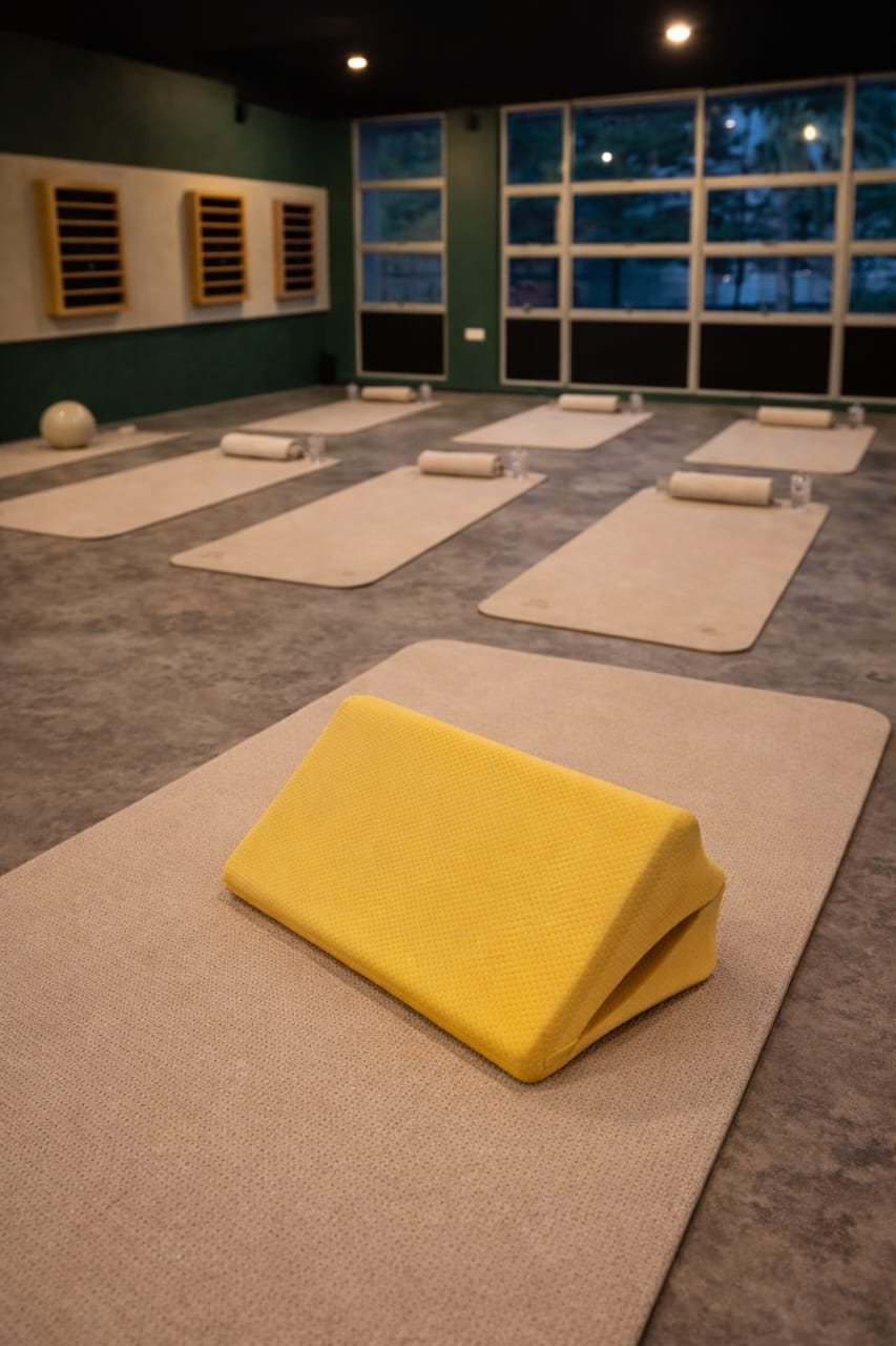 NeuraFlow mats prepared for class