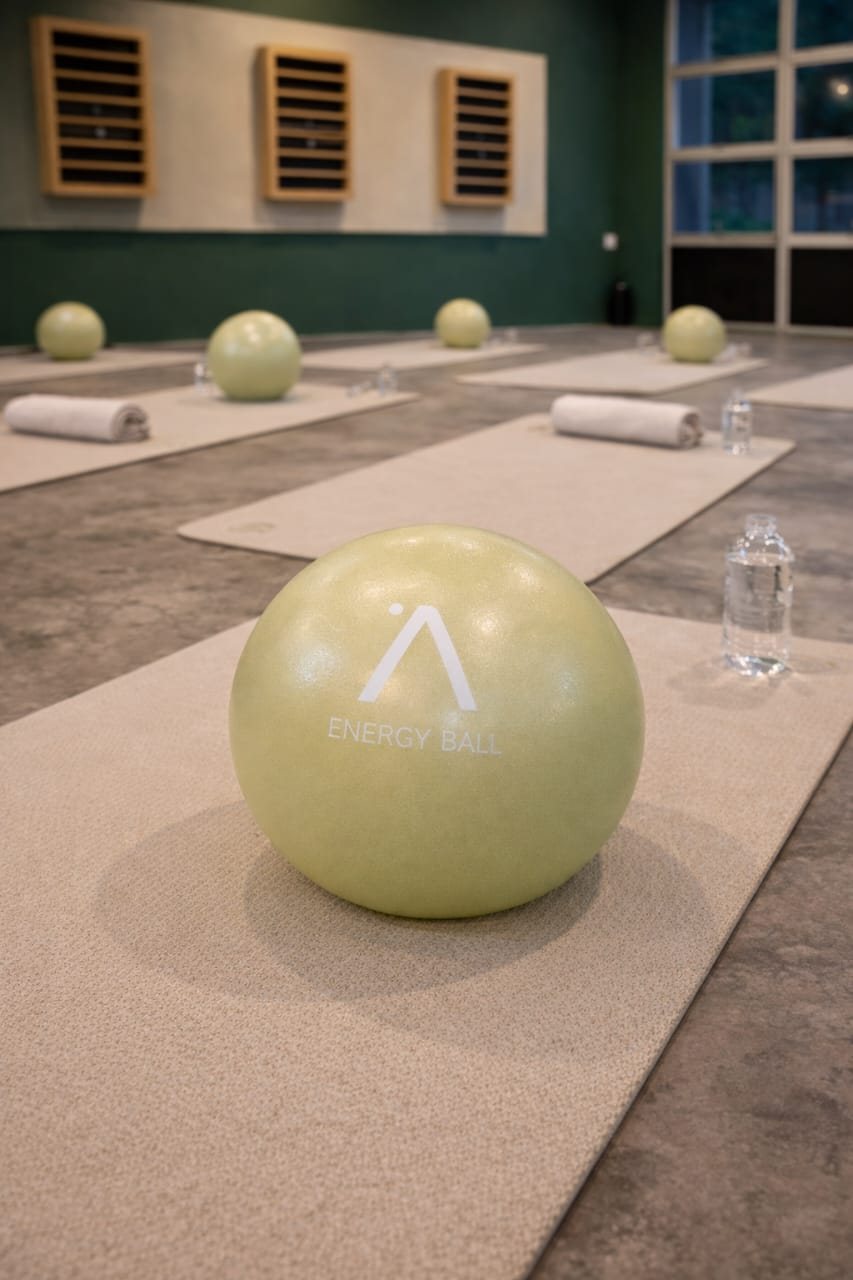 NeuraFlow class setup with mats and energy balls